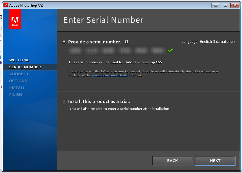 Windows 7 serial number change